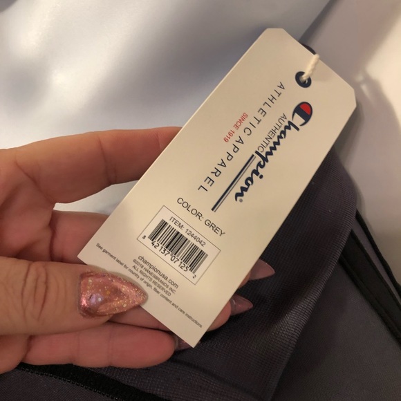 Champion Authentic Men's Full Zip Track Jacket Grey 1244042 size Large - Picture 9 of 12